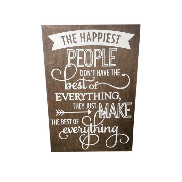 Handmade Rustic Wooden Sign - Picture 1 of 7